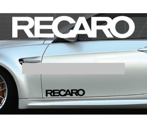 Set 2 buc. sticker auto lateral - RECARO