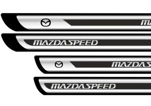 Set Protectii Praguri Crom - Mazda (V2) - Img 1