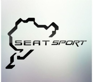 Sticker auto geam Seat Sport