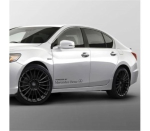 Sticker ornament auto lateral Mercedes