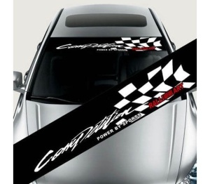 Sticker parasolar auto Competition