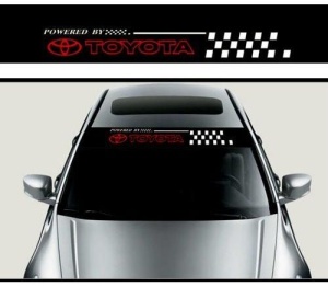 Sticker parasolar auto Toyota Flag