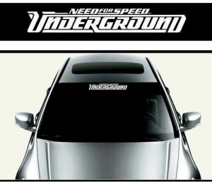 Sticker parasolar auto Underground