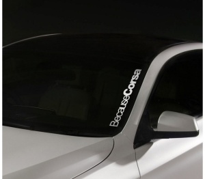 Sticker Parbriz Corsa