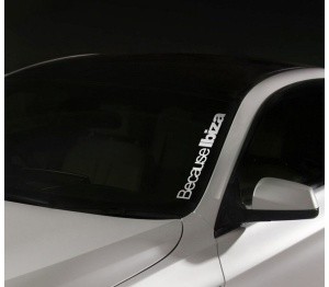 Sticker Parbriz Ibiza