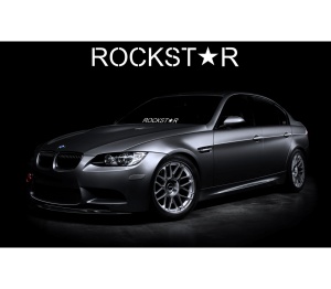 Sticker Parbriz Rockstar