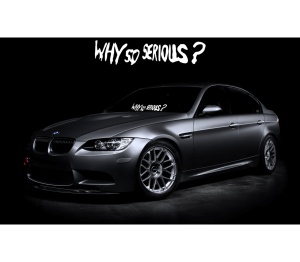 Sticker Parbriz Why So Serious