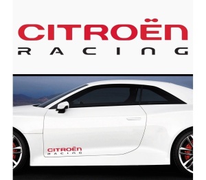 Sticker prag Citroen Racing (set 2 buc)