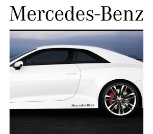Sticker prag Mercedes-Benz (set 2 buc)