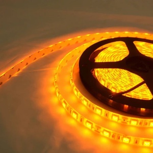 Banda Led Galbena 60 Leduri 5050/Metru, 24V, Rezistenta La Apa, Rola 5 Metri - Img 5