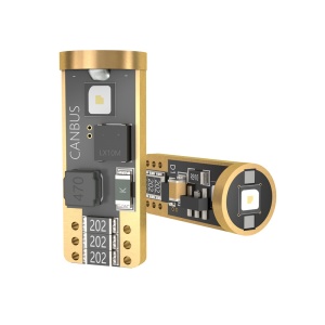 Bec LED Auto T10 CANBUS, 3 SMD 3838, Alb, 12–24V, Fara Eroare, Pentru Pozitie, Numar și Interior
