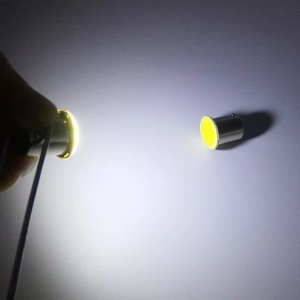 Bec Led BA15S COB 1W Cu Pini Simetrici La 180 Grade - Img 5