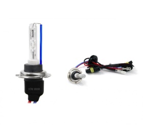 Bec Xenon H7 35W 12V-24V 8000K Baza Metalica