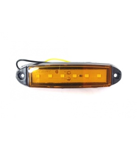 Lampa Led Camion Galben 24V - Img 1