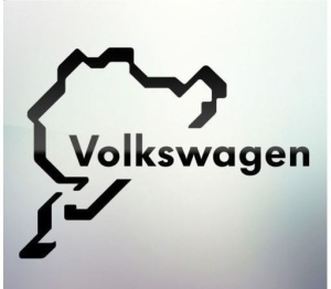 Sticker auto geam Volkswagen (v2)