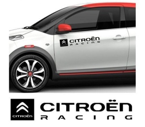 Sticker auto laterale CITROEN Racing