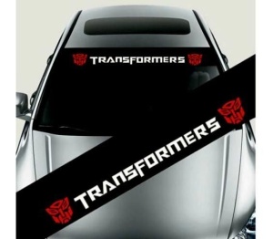 Sticker parasolar auto Transformers