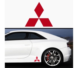 Sticker prag Mitsubishi (set 2 buc)