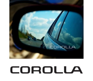 Stickere oglinda Etched Glass - Corolla