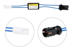 Anulator Eroare Led T10 (W5W) Cu Baza Rigida - Img 1