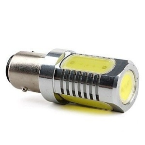 Bec Led BA15D High Power Rosu Cu Dubla Intensitate Si Pini Simetrici La 180 Grade