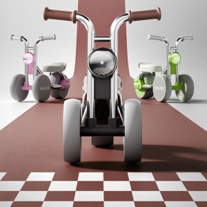 Bicicleta De Echilibru Haler Pentru Copii 1-6 Ani, Verde Menta - Img 5