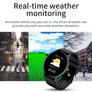 Ceas Smartwatch Fitness ZL02D Android/iOS IP67 Roz - Img 6