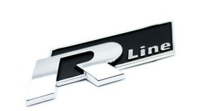 Emblema Laterala R-line Negru