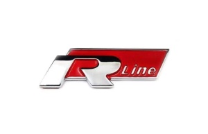 Emblema Laterala R-line Rosu