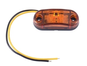 Lampa Led Semnalizare Camion Remorca Portocaliu 12-24V - Img 2