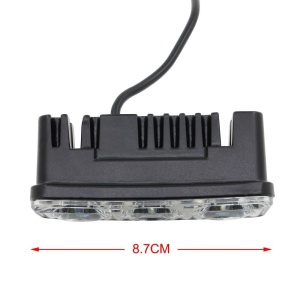 Lumini de zi DRL 3 led-3W 12V-24V Epistar - Img 4