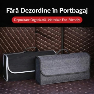 Organizator Portbagaj Auto Pliabil, Cutie Depozitare Multifunctionala, Material Textil - Img 7