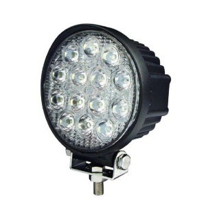 Proiector LED Auto Offroad 42W/12V-24V, 3080 Lumeni, Rotund, Flood Beam 60 Grade - Img 2