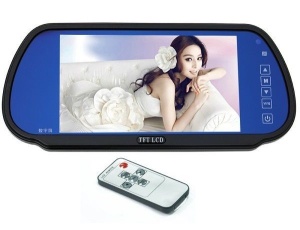 Senzori Parcare Cu Camera Video Si Display LCD De 7 Inch In Oglinda S608 - Img 2