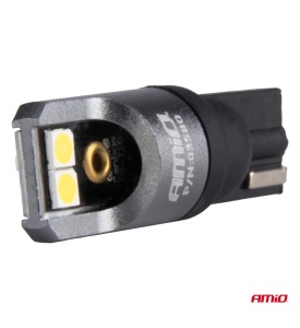 Set 2 Becuri Led T10 Alb Canbus Pro W5W 4X3030 12 / 24V - Img 3
