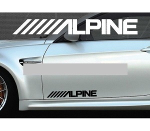Set 2 buc. sticker auto lateral - ALPINE