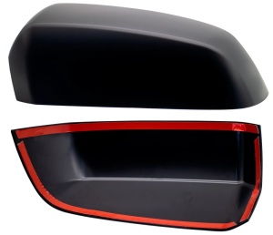 Set 2 Capace Oglinda Ford Ranger T9 Negru Mat - Img 1