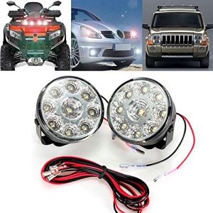 Set 2 Lumini De Zi Rotunde 9 Led 0.5W 12V - Img 5
