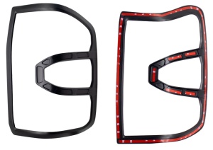 Set 2 Ornamente Stopuri Ford Ranger T9 Wildtrak Negru Mat - Img 2