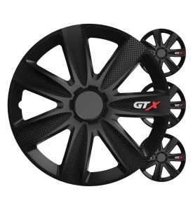 Set 4 Buc Capace Roti GTX Black Carbon 14" - Img 1