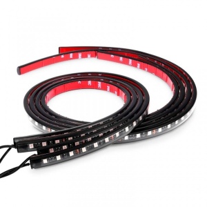 Set Banda Led RGB Undercar cu Bluetooth 120cm - Img 4