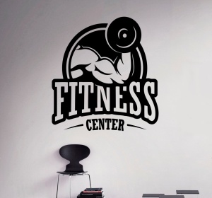 Sticker decorativ perete - Fitness Center