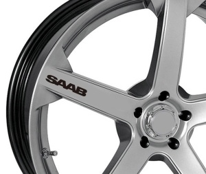 Sticker jante - SAAB (set 4 buc.)