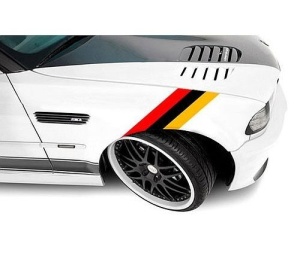 Sticker ornament auto model BMW ///M Power - German