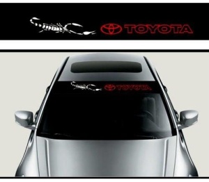 Sticker parasolar auto Toyota