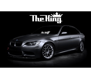 Sticker Parbriz The King