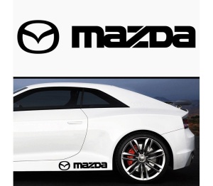 Sticker prag Mazda (set 2 buc)