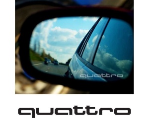 Stickere oglinda Etched Glass - Quattro