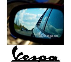 Stickere oglinda Etched Glass - Vespa