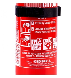 Stingator Cu Pulbere ABC, Cu Manometru Si Suport, 1KG - Img 5